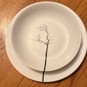 Dibbern Black Forest soup bowl and dinner plate